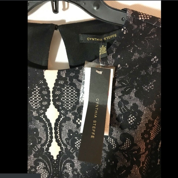 NWT Cynthia Steffe Kendall‎ Lace Print Scuba Knit Dress [SZ 8 ] - Picture 5 of 7